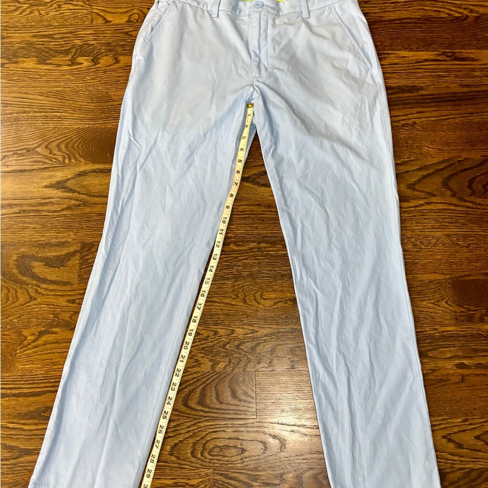 vineyard vines Men's Light Blue Casual Pants 34x34 Lightweight Cotton Nylon